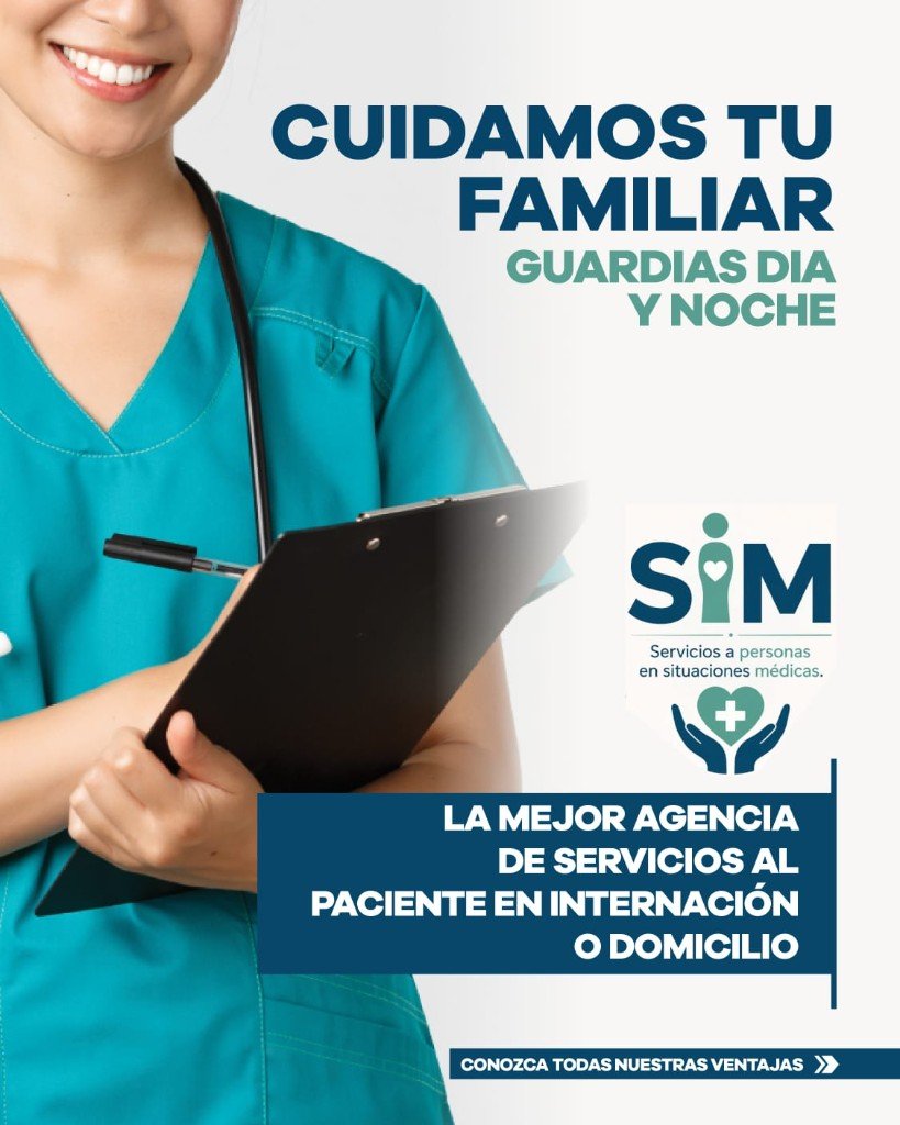 Cuidamos tu familiar, guardias día y noche