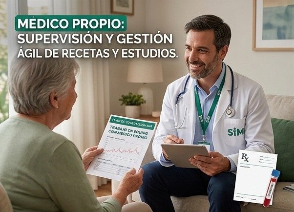 Médico propio: recetas y estudios
